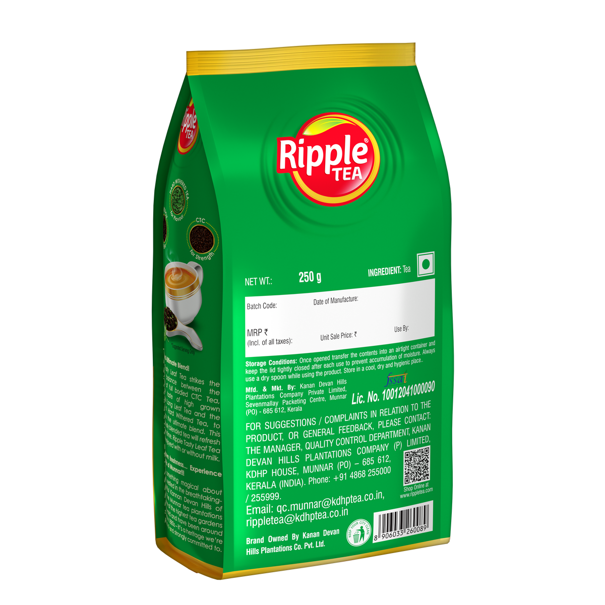 Ripel Tea Premium Leaf Tea Online 250g | Ripple Tea