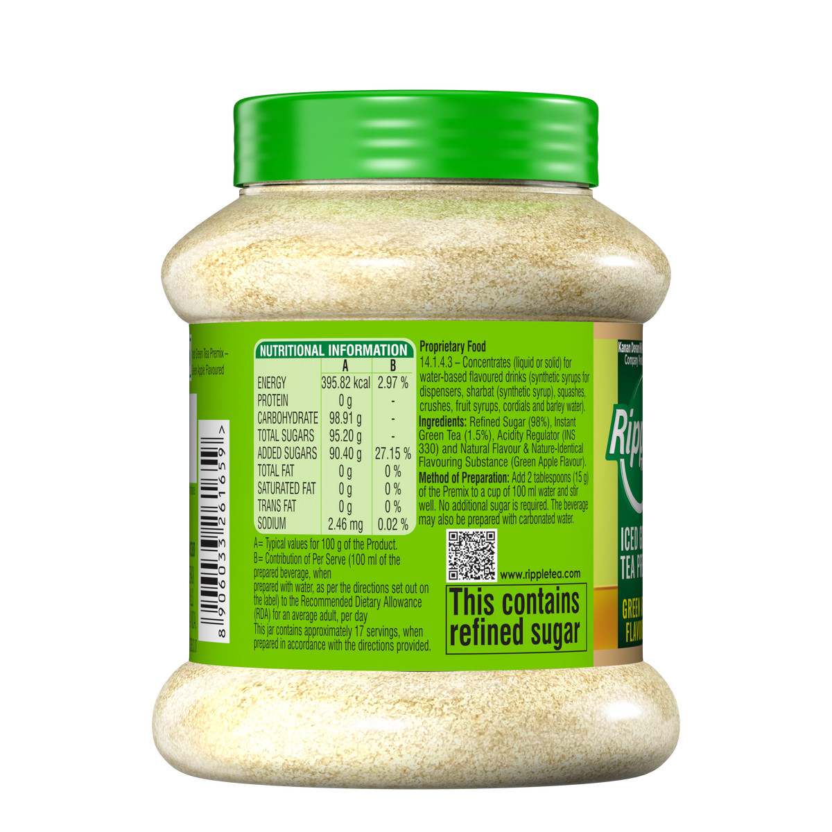 Ice Tea Grams Ice Tea| Ripple Tea|Green Apple Ice Tea| Flavoured Ice Tea