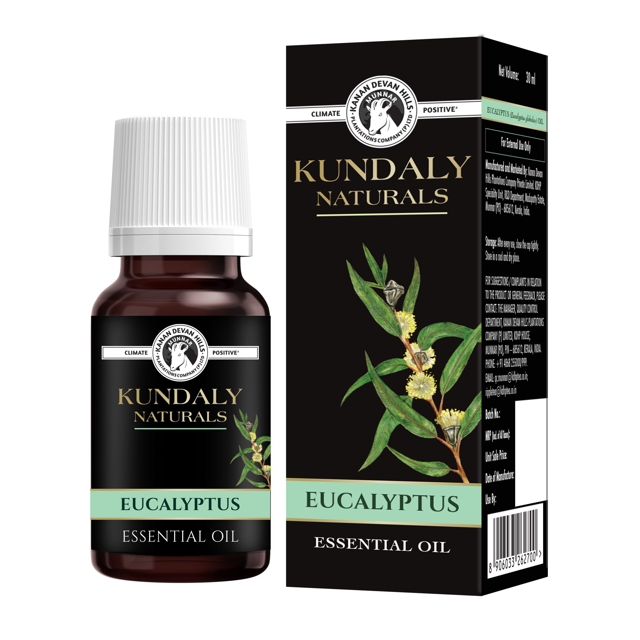 Kundaly Naturals Eucalyptus Oil - 30 ml