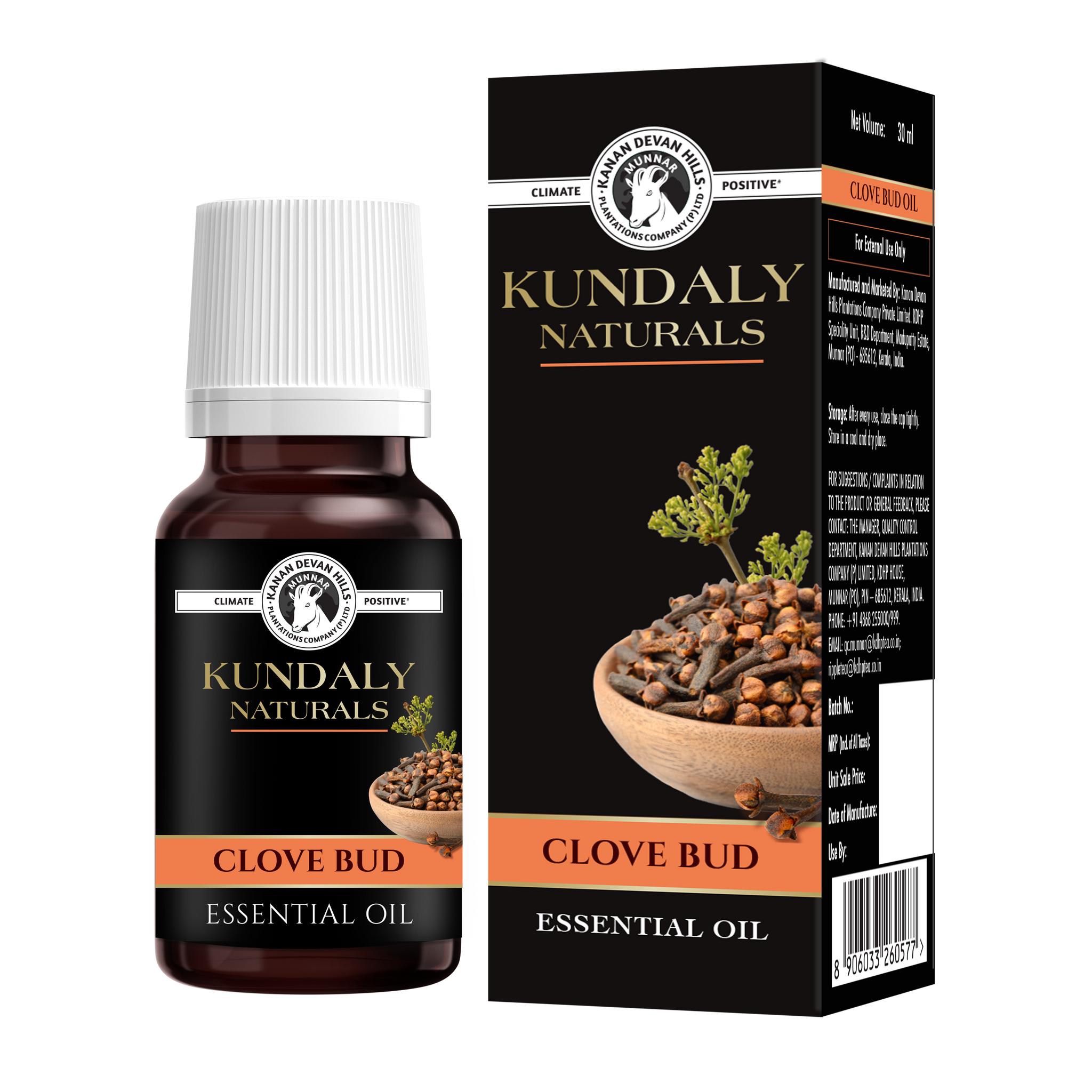 Kundaly Naturals Clove bud Oil - 30 ml