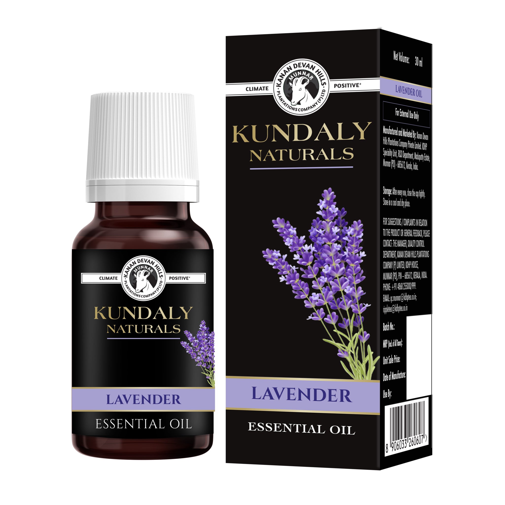 Kundaly Naturals Lavender Oil - 30 ml