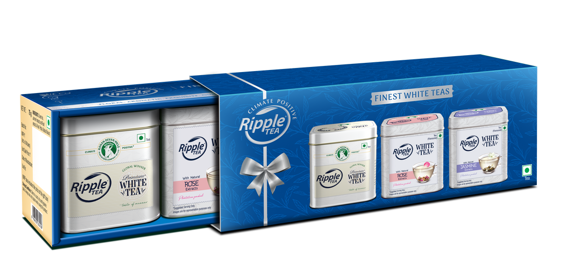 Ripple Finest White Teas Gift Box - 75 g